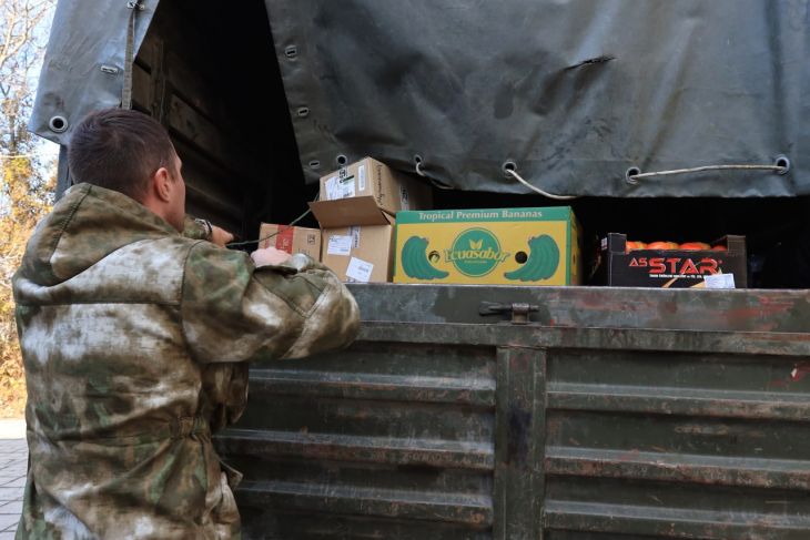 Из Черноморского района отправили очередную партию помощи нашим бойцам